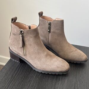 Blondo Gray Ankle Boots